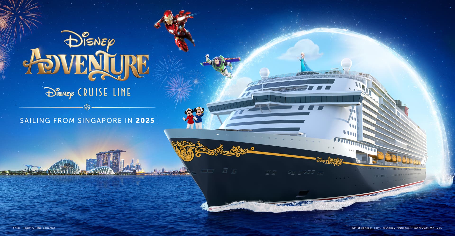 Disney Cruise Line: 3-Night Disney Adventure Cruise from Singapore - image 2